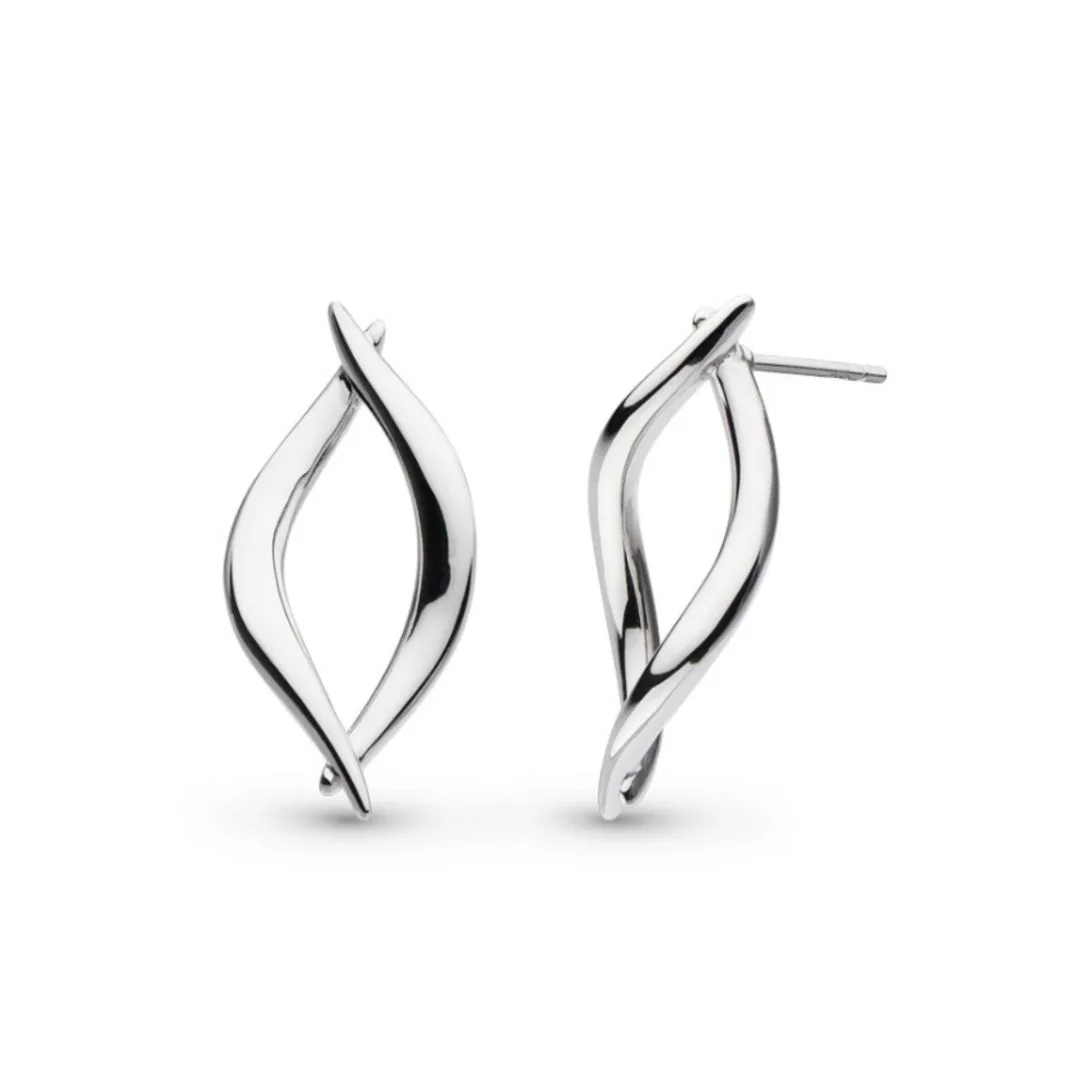 Kit Heath Entwine Twine Twist Link Stud Earrings