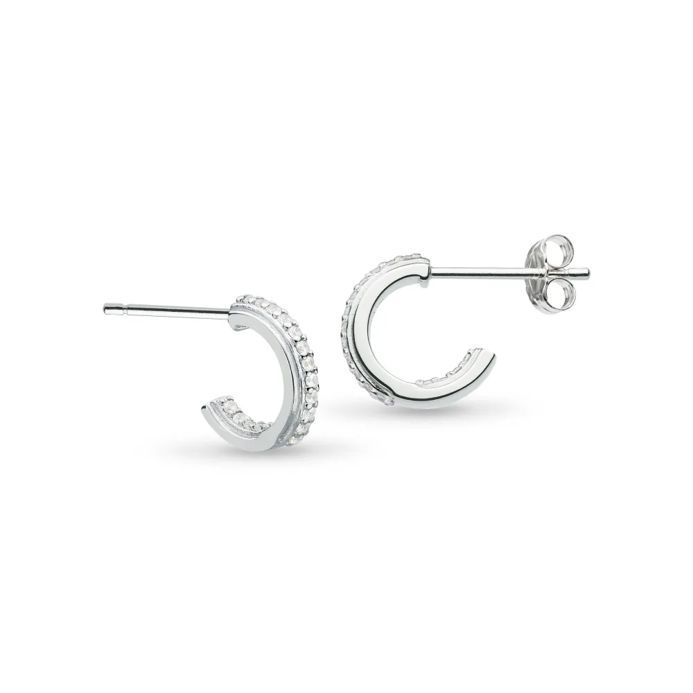 Kit Heath Revival Eclipse Lux Pavé Mini Hoop Earrings