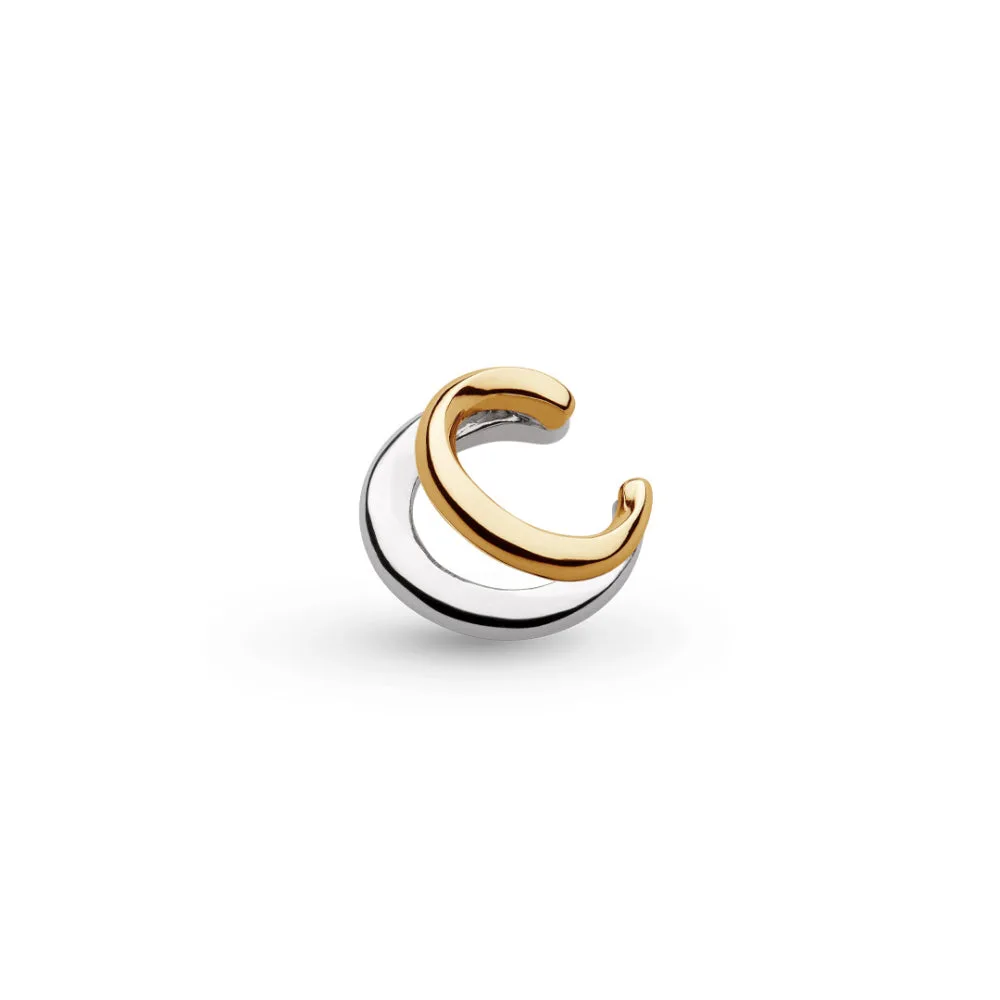 Kit Heath Bevel Cirque Link Golden Solo Ear Cuff