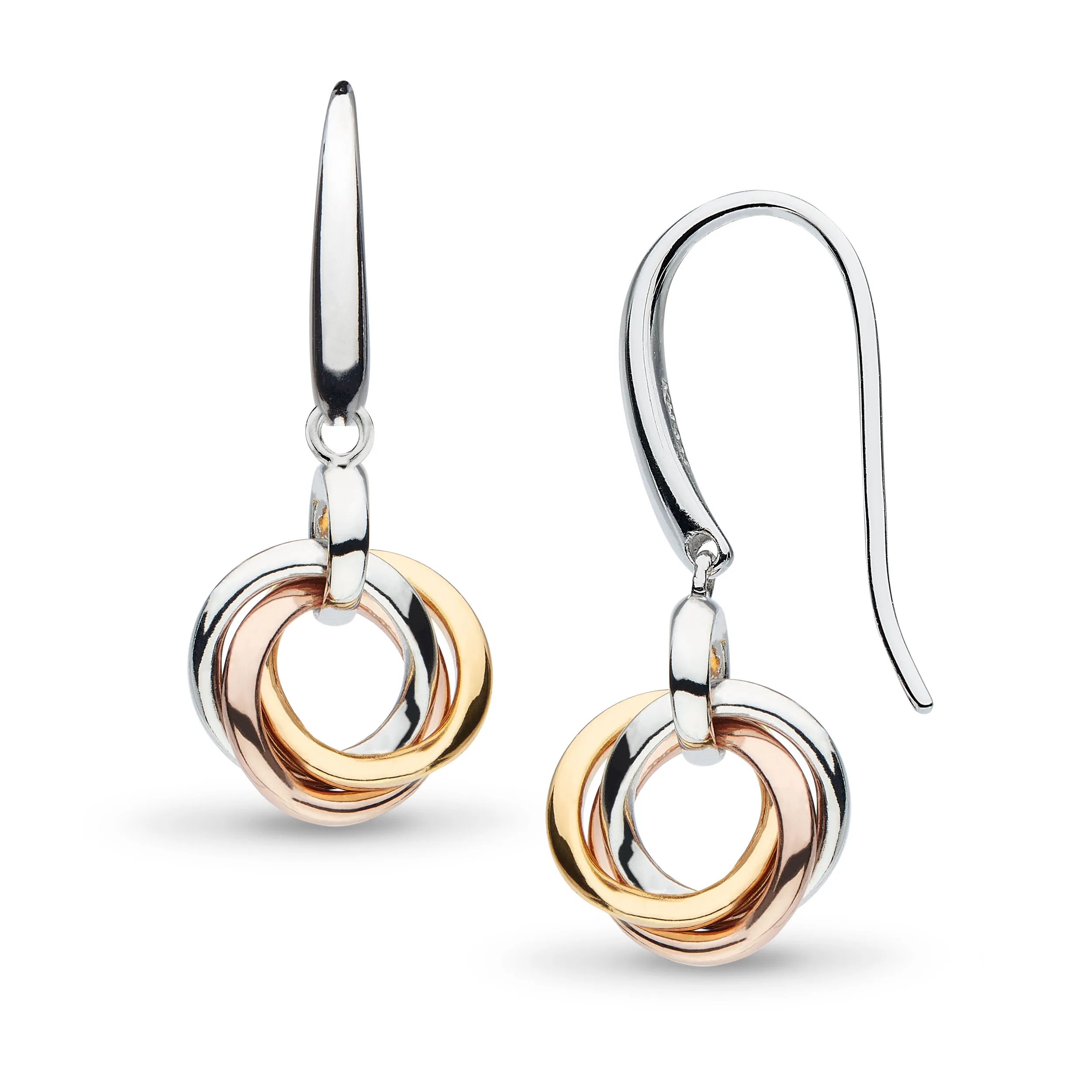 Kit Heath Bevel Trilogy Drop Earrings