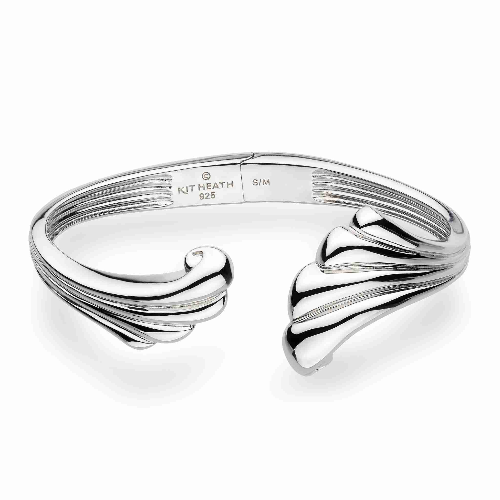 Kit Heath Océane Shell Echo Grande Hinged Bangle - Medium/Large