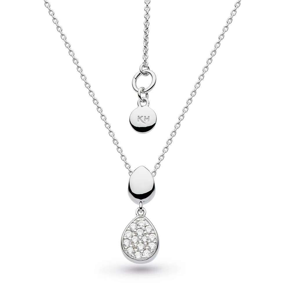 Kit Heath Coast Pebble Glisten Pavé Necklace