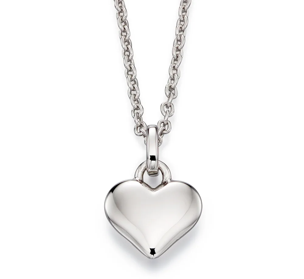 Little Star Mia Silver Heart Children's Necklace