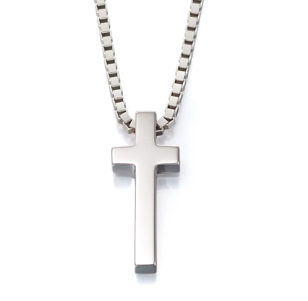 Little Star North Adults Silver Cross Necklace
