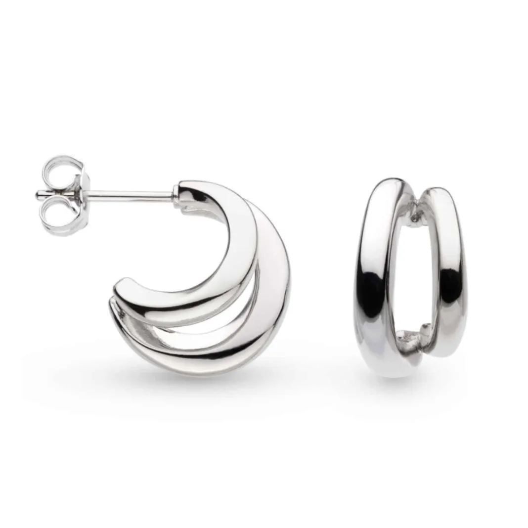 Kit Heath Bevel Cirque Link Double Semi Studs