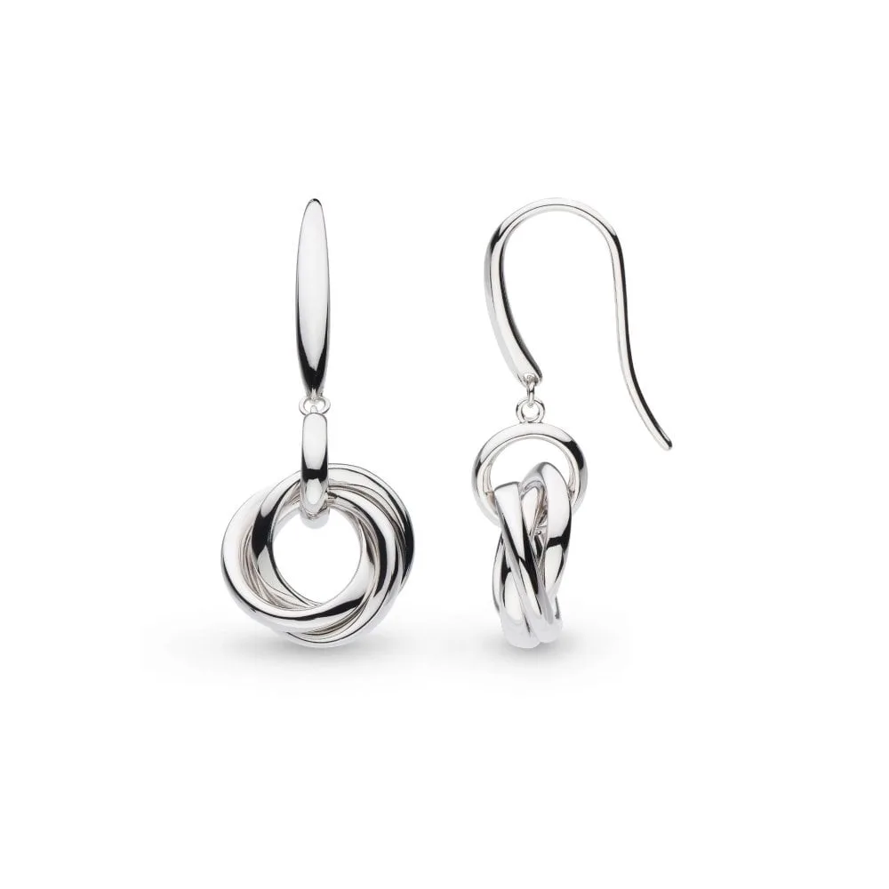 Kit Heath Bevel Trilogy Link Drop Earrings